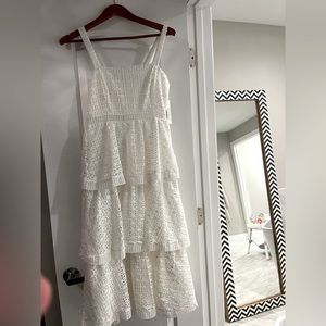 NWT White ruffled dress from Red Dress